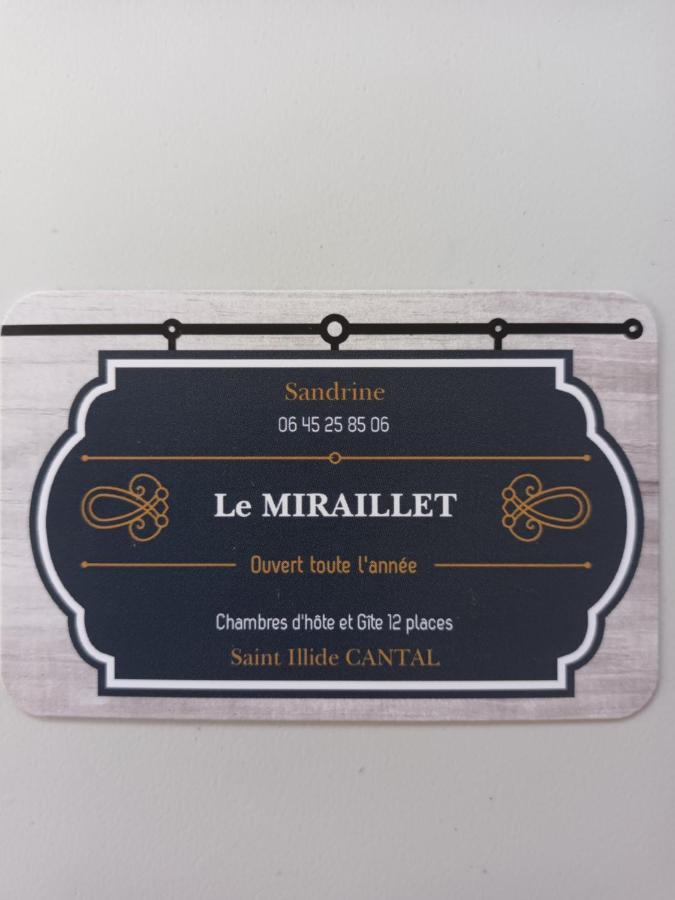 Saint-Illide Le Miraillet, Chambre Hote المظهر الخارجي الصورة
