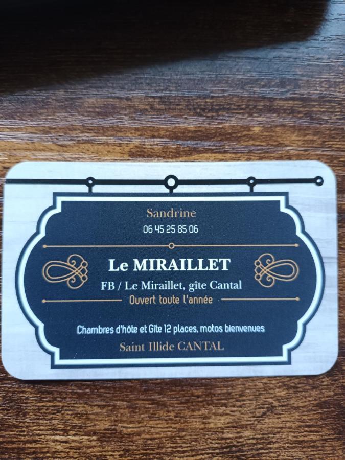 Saint-Illide Le Miraillet, Chambre Hote المظهر الخارجي الصورة